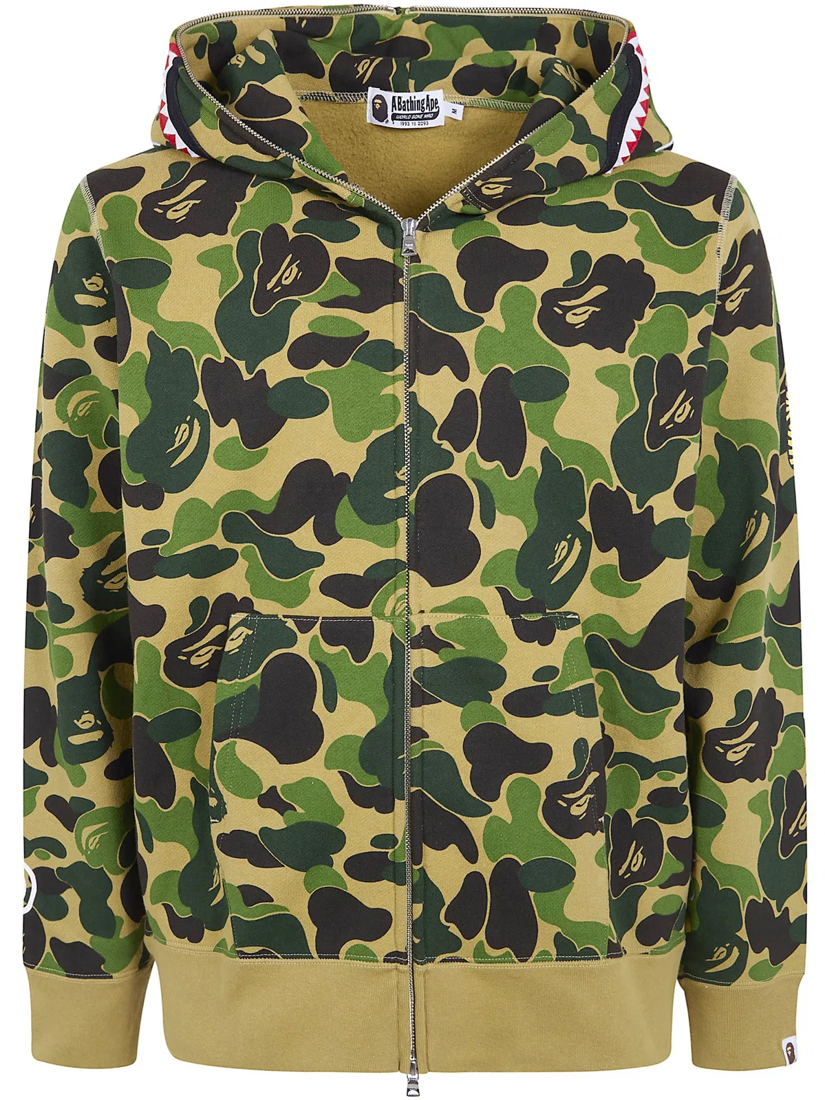 BAPE "Abc Camo 2Nd Shark Full Zip Hoodie M" S