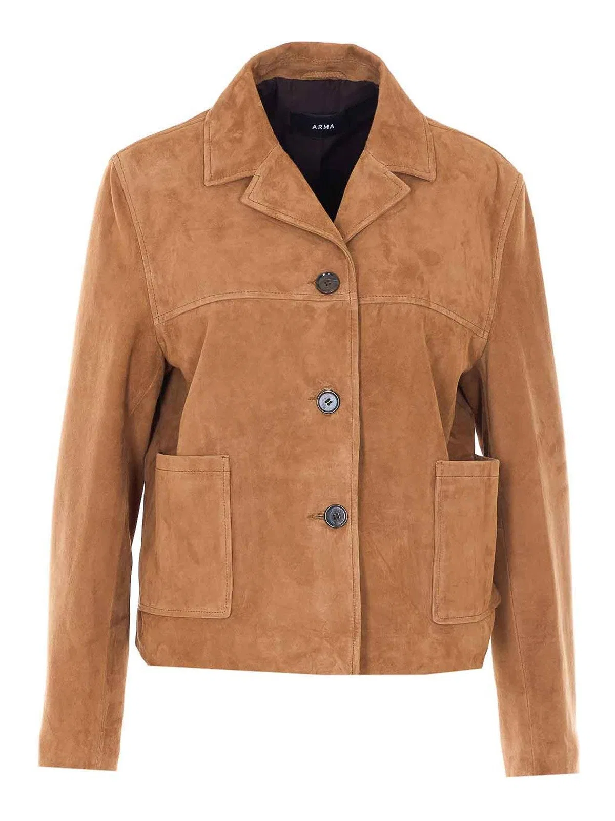 Arma Whiskey Lotus Suede Jacket