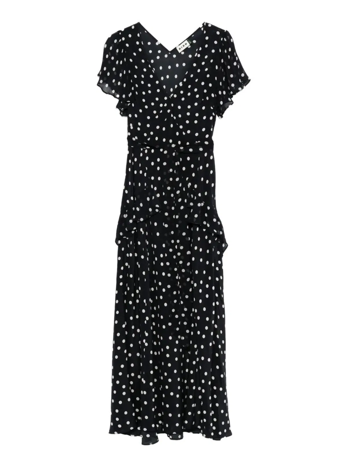 Rixo "Evie" Dress Bohemia Spot Deep Navy