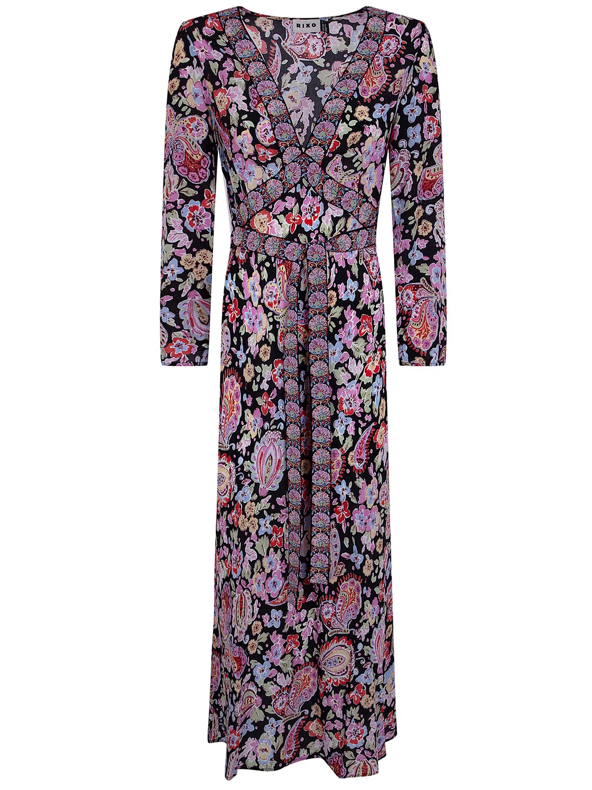 Rixo "Tania" Dress Cara Floral Black
