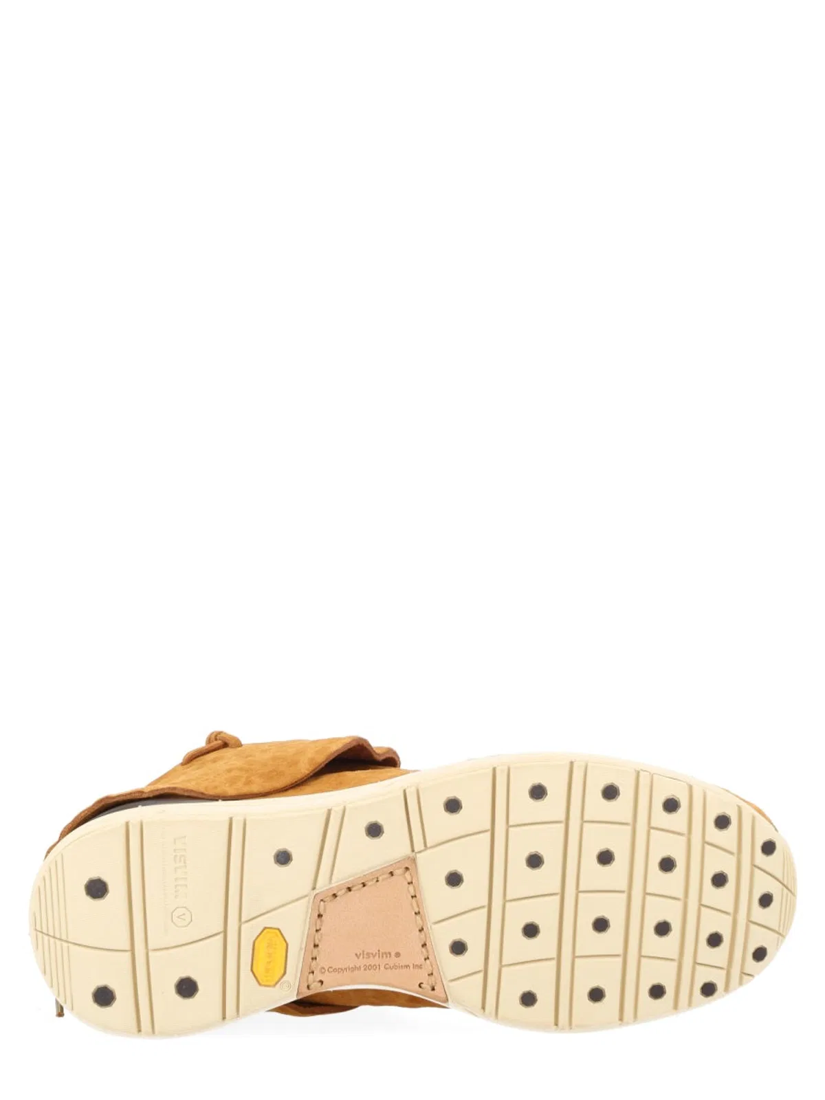 Visvim Beige Lamb Skin Rubber Loafer