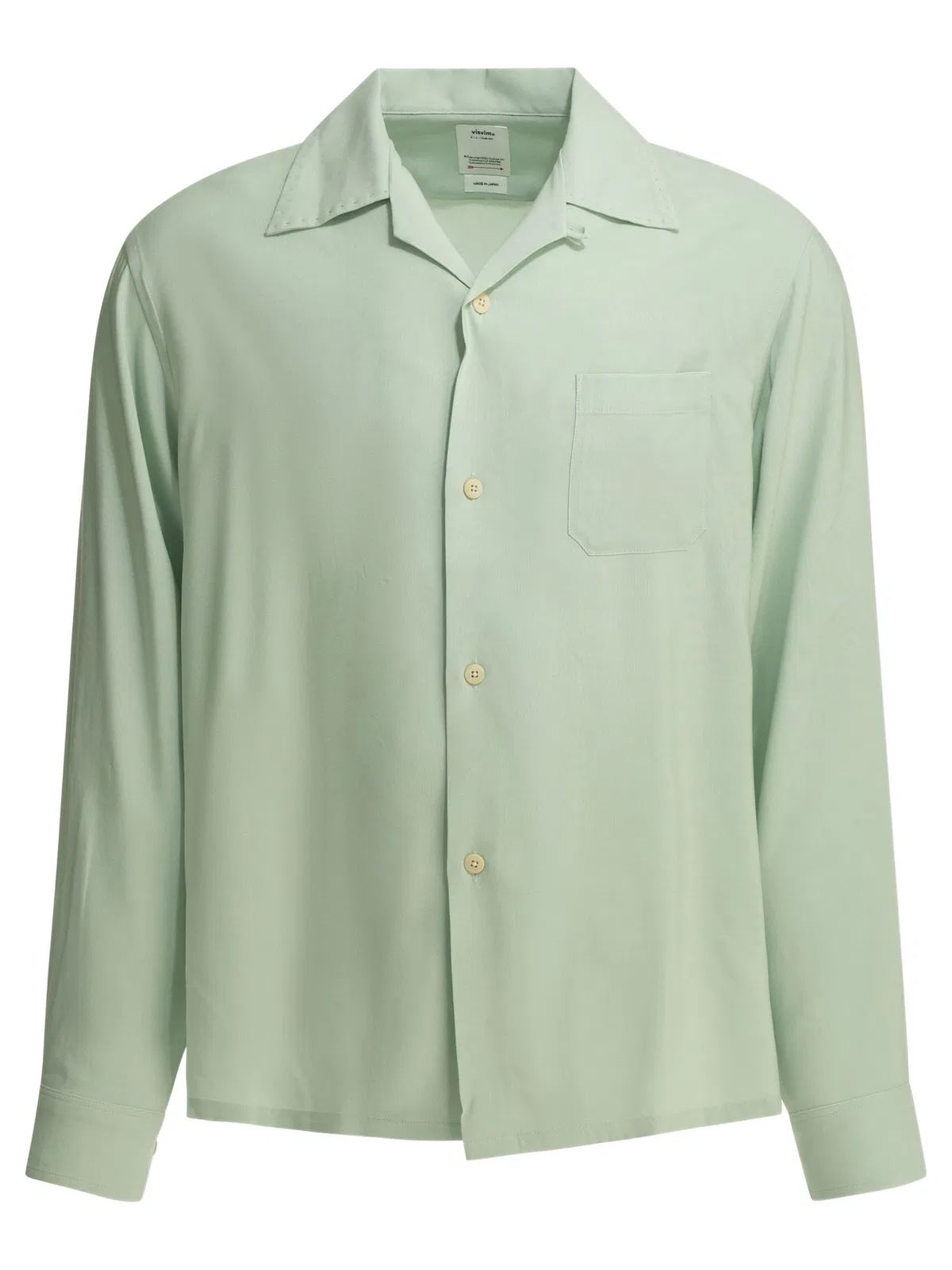 Visvim Keesey Green Rayon Casual Shirt