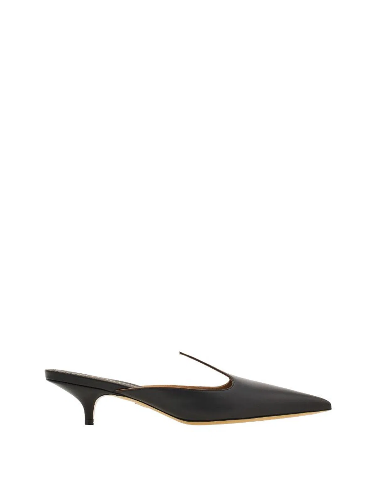Ferragamo Black Heart Upper Mule