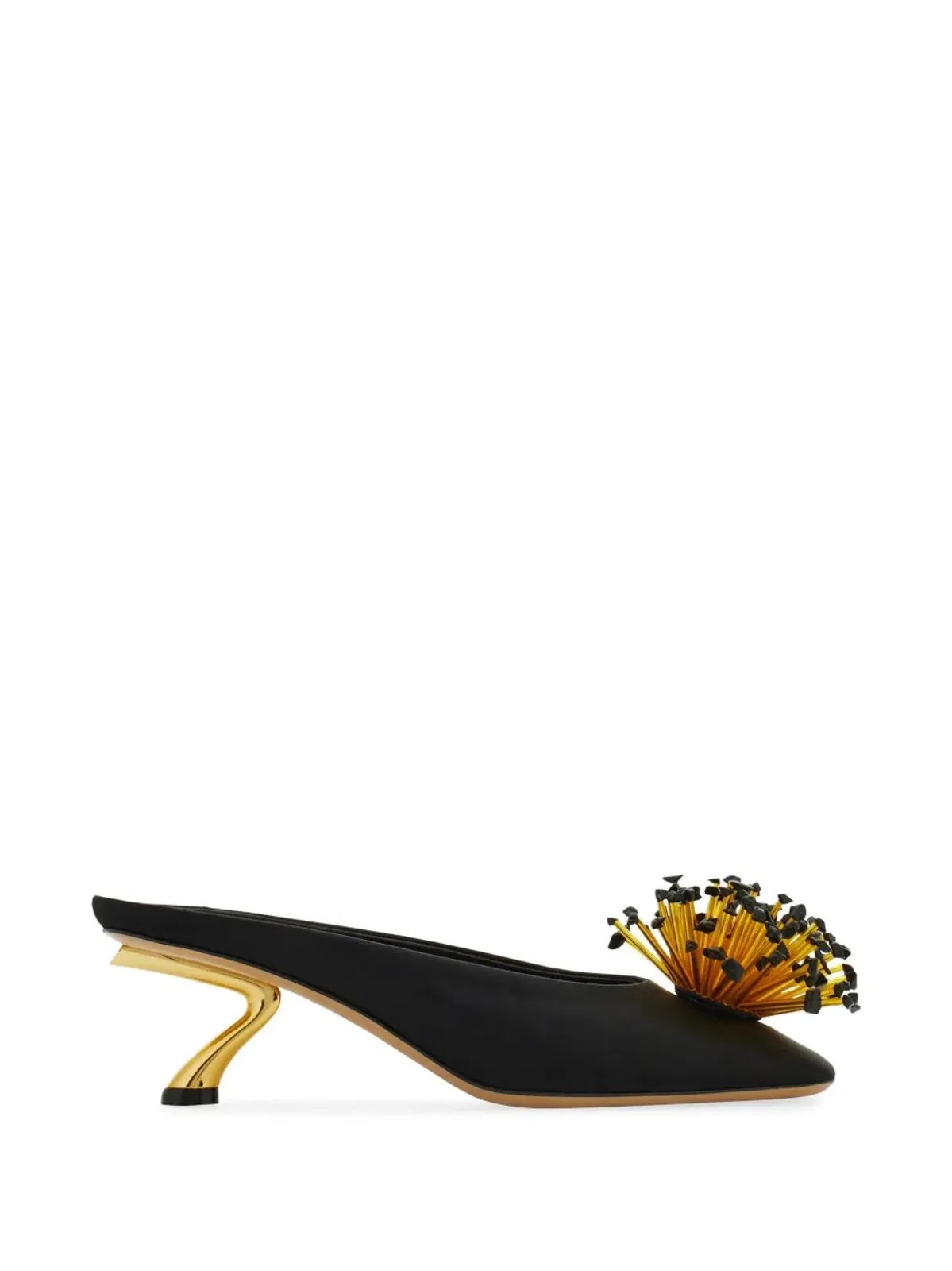 Ferragamo Safi S-Shaped Heel Mule