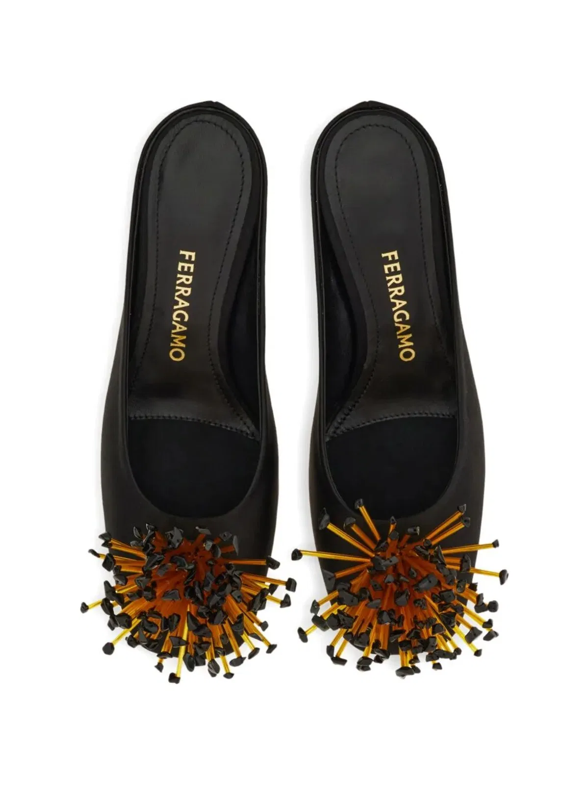 Ferragamo Safi S-Shaped Heel Mule