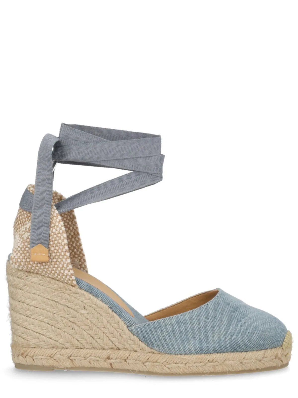 Castaner Castañer Azure Cotton Leather Heel