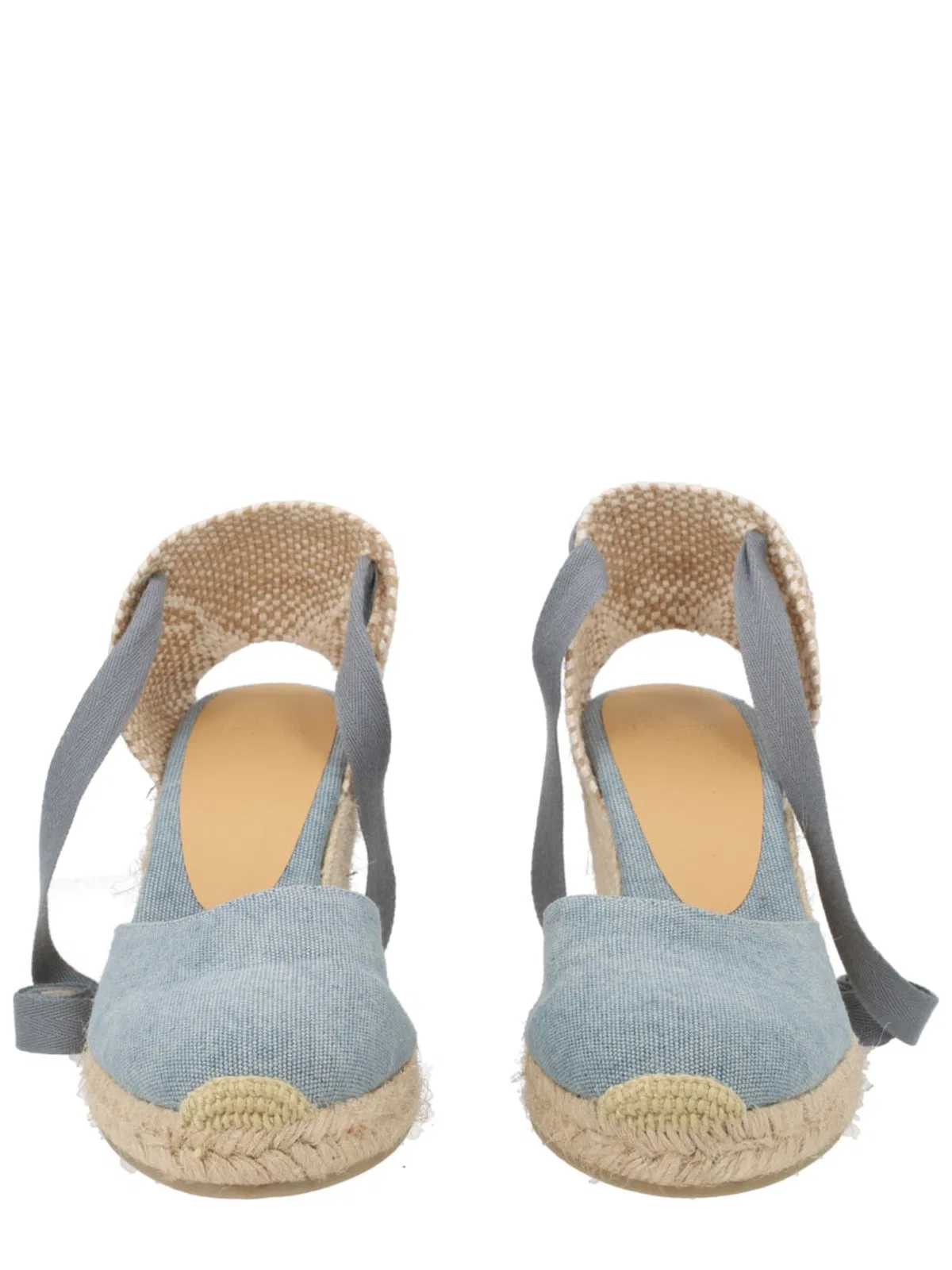 Castaner Castañer Azure Cotton Leather Heel