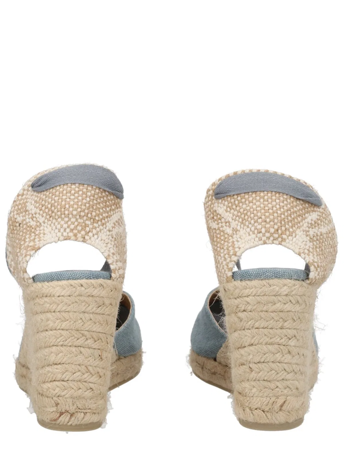 Castaner Castañer Azure Cotton Leather Heel