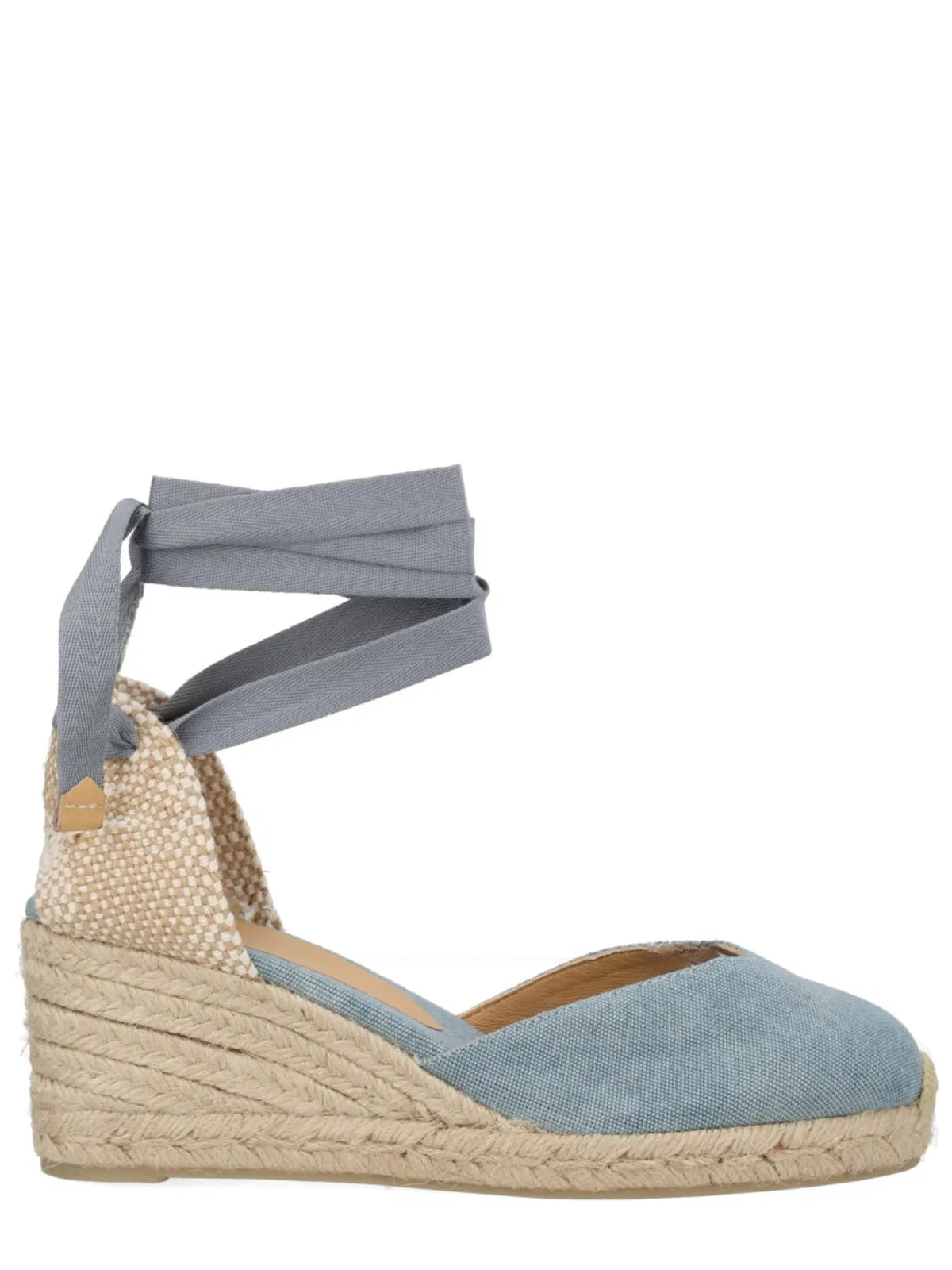 Castaner Castañer Baby Blue Cotton Heels
