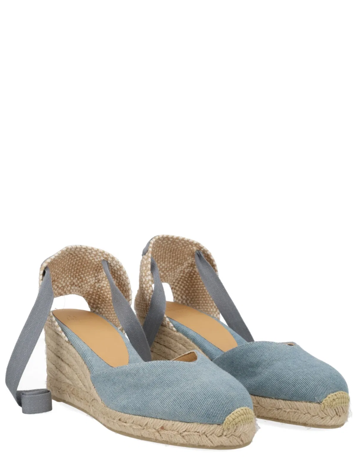 Castaner Castañer Baby Blue Cotton Heels