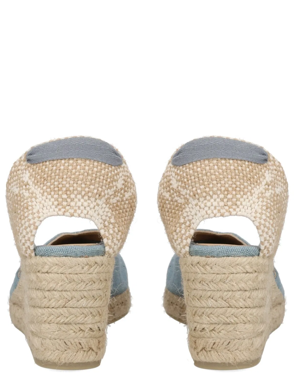 Castaner Castañer Baby Blue Cotton Heels