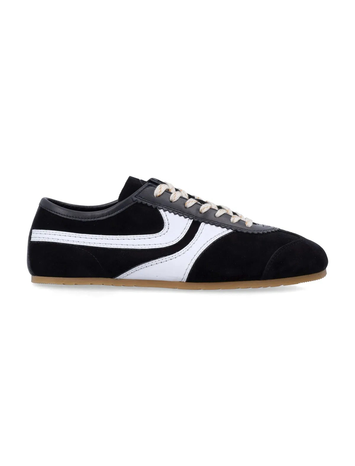 Dries Van Noten Black Leather Sneaker