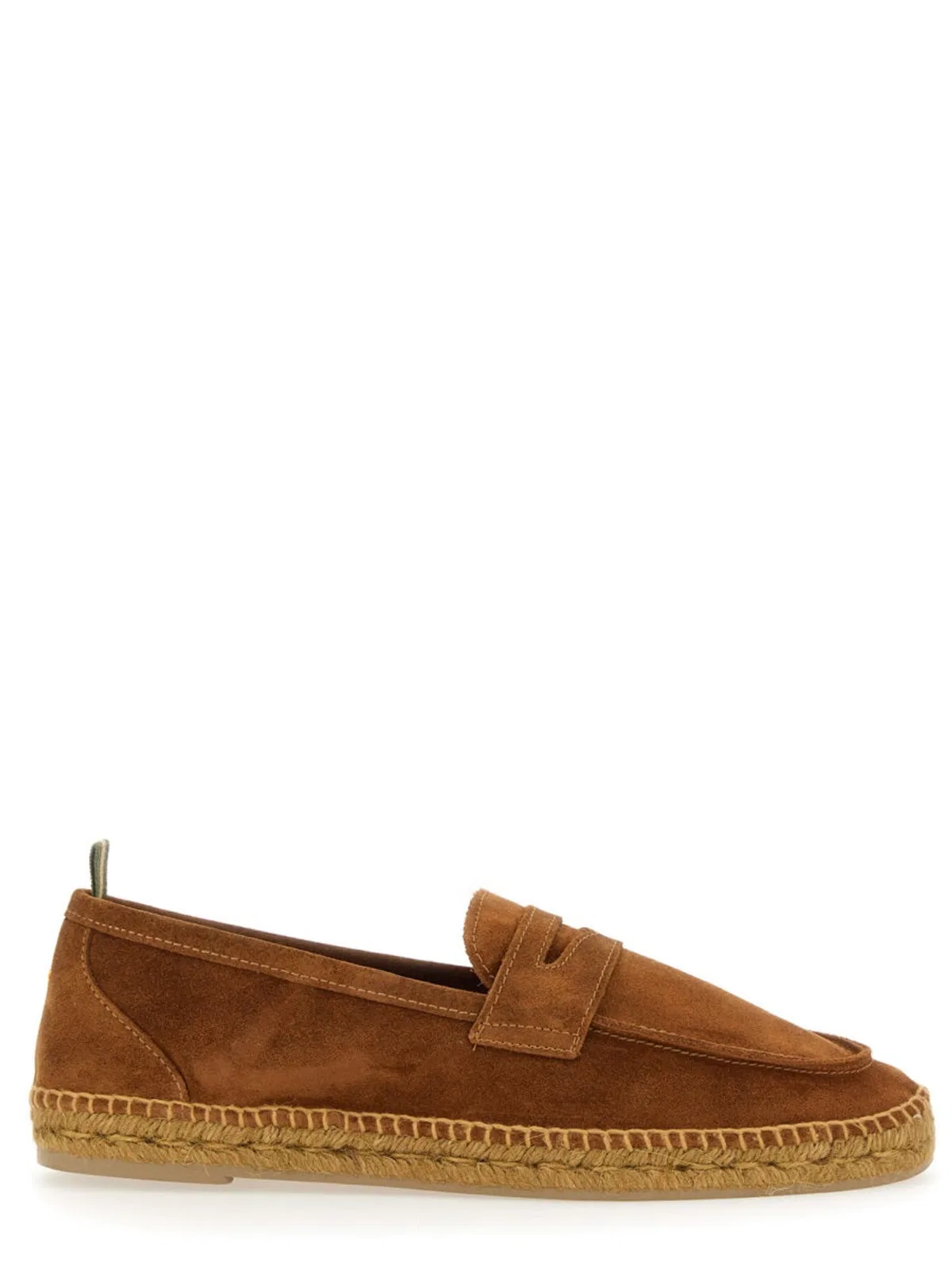 Castaner Castañer Brown Bovine Leather Flat