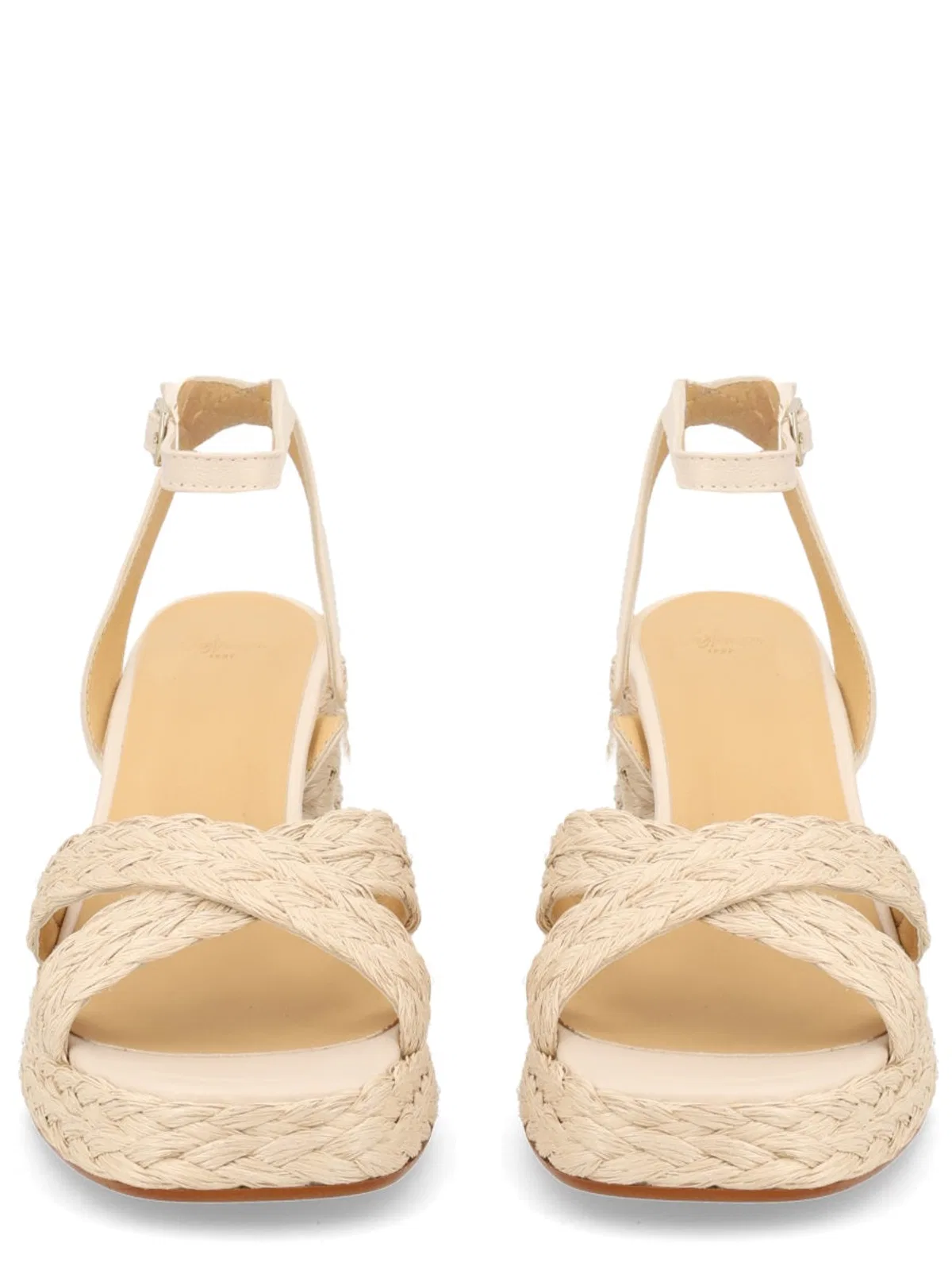 Castaner Castañer Multicolour Raffia Leather Heel