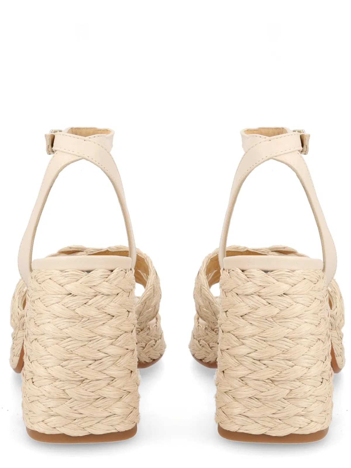 Castaner Castañer Multicolour Raffia Leather Heel