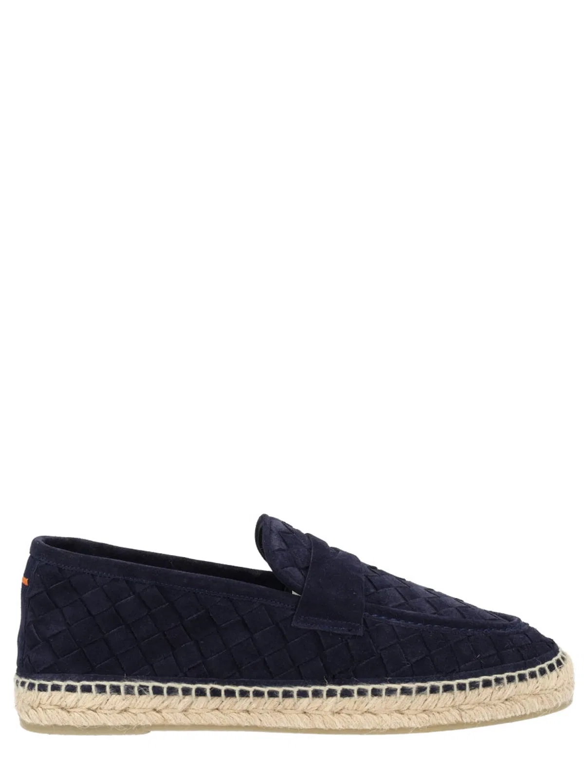 Castaner Castañer Blue Bovine Leather Flats