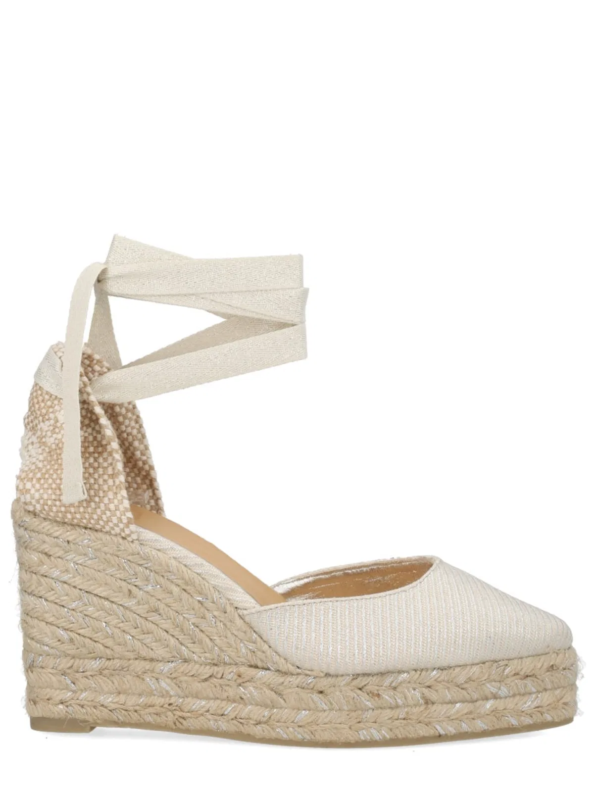 Castaner Castañer Multicolour Cotton Leather Heel