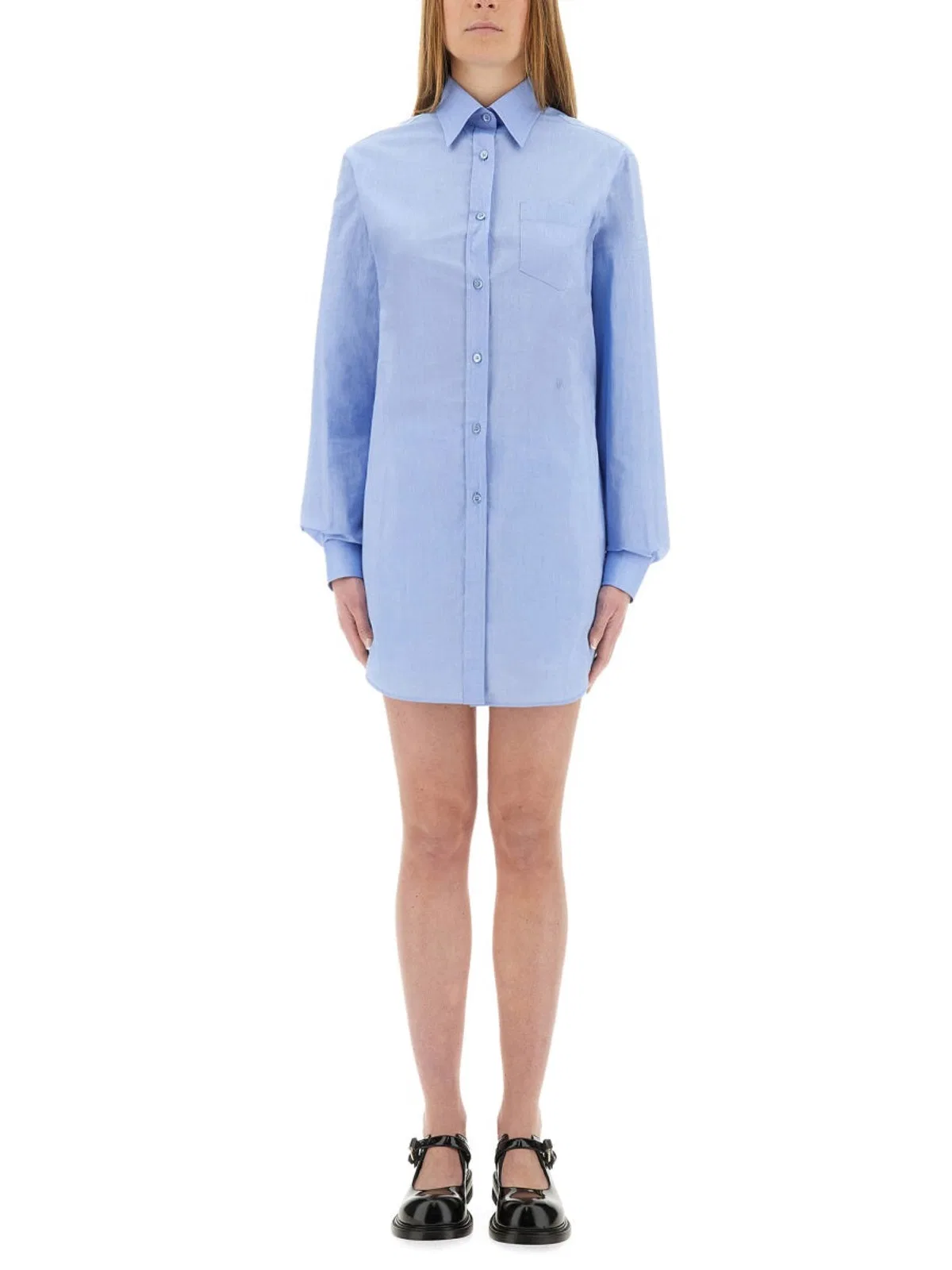 Moschino Couture Poplin Chemise Jumpsuit