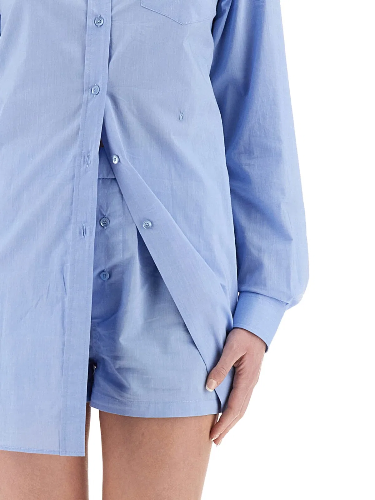 Moschino Couture Poplin Chemise Jumpsuit