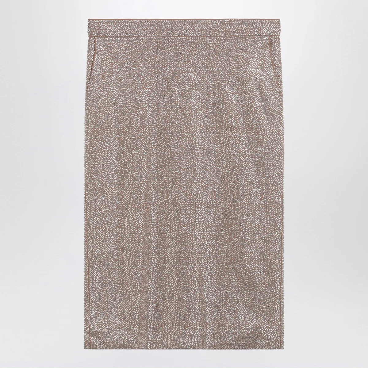 Giuseppe Di Morabito Midi Skirt With Silver Rhinestones