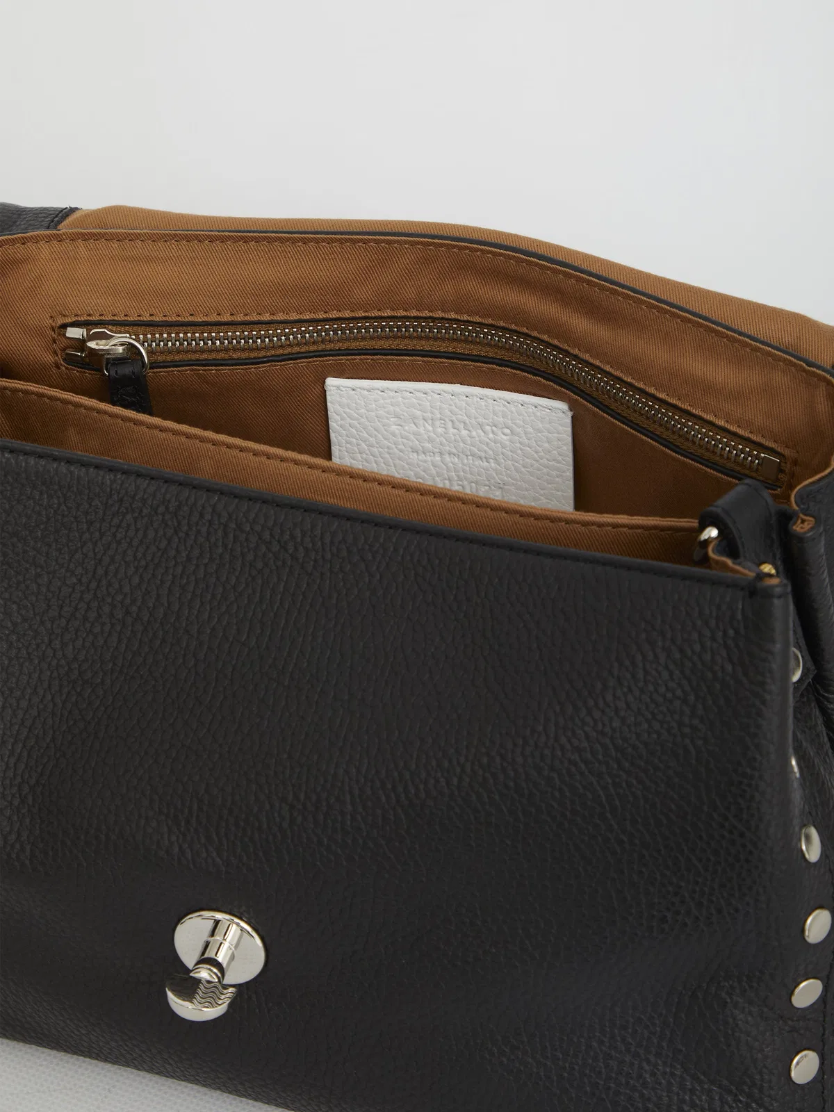 Zanellato Small Black Postina Bag
