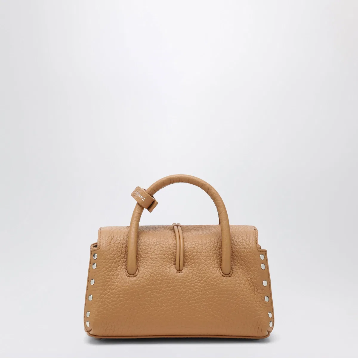 Zanellato Dotta Baby Amaretto Grained Leather Bag