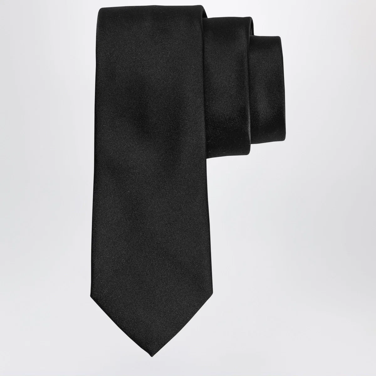 Ferragamo Black Silk Tie