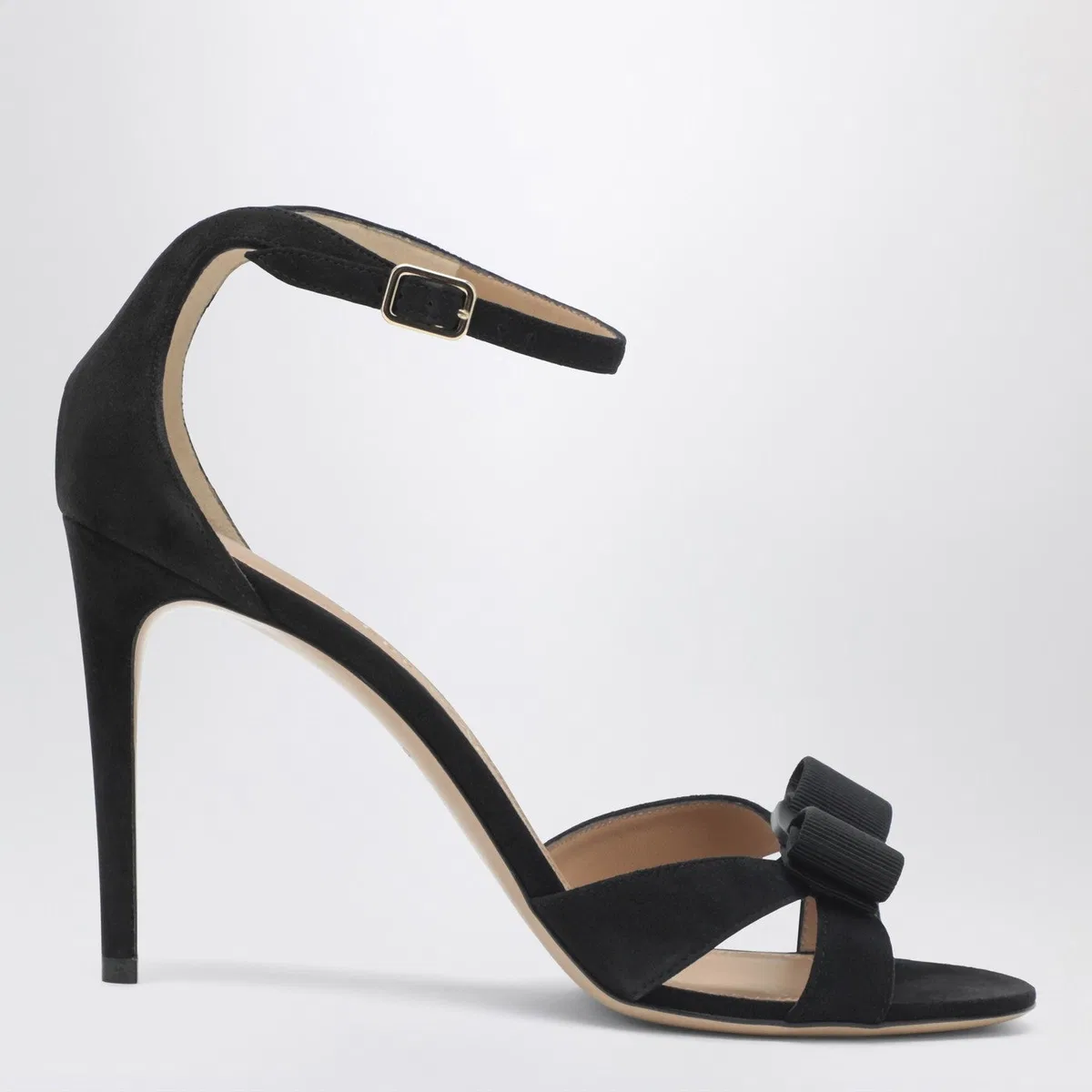 Ferragamo Vara Bow Sandal Black