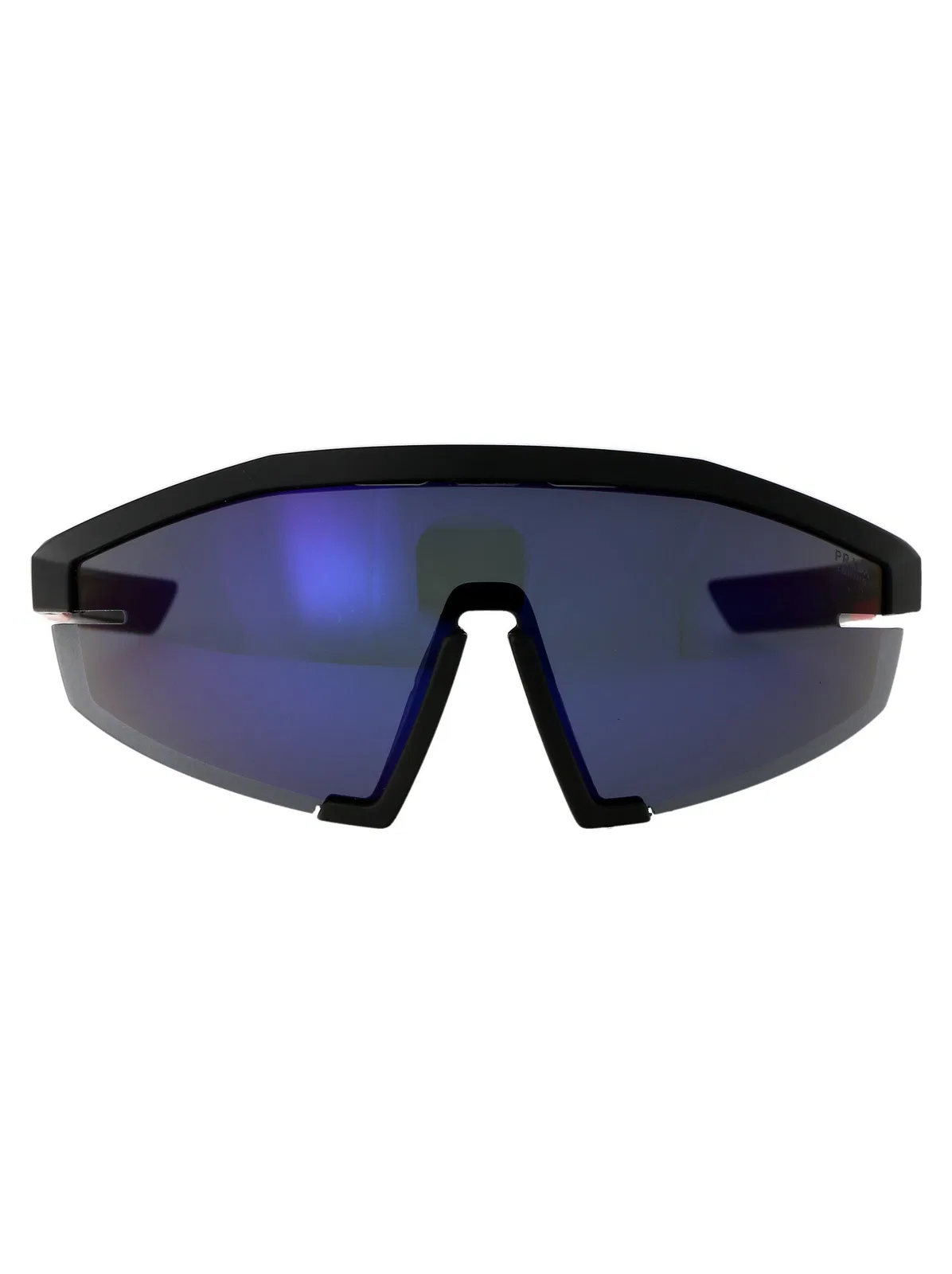 Prada Linea Rossa Matte Black Injected Sunglasses