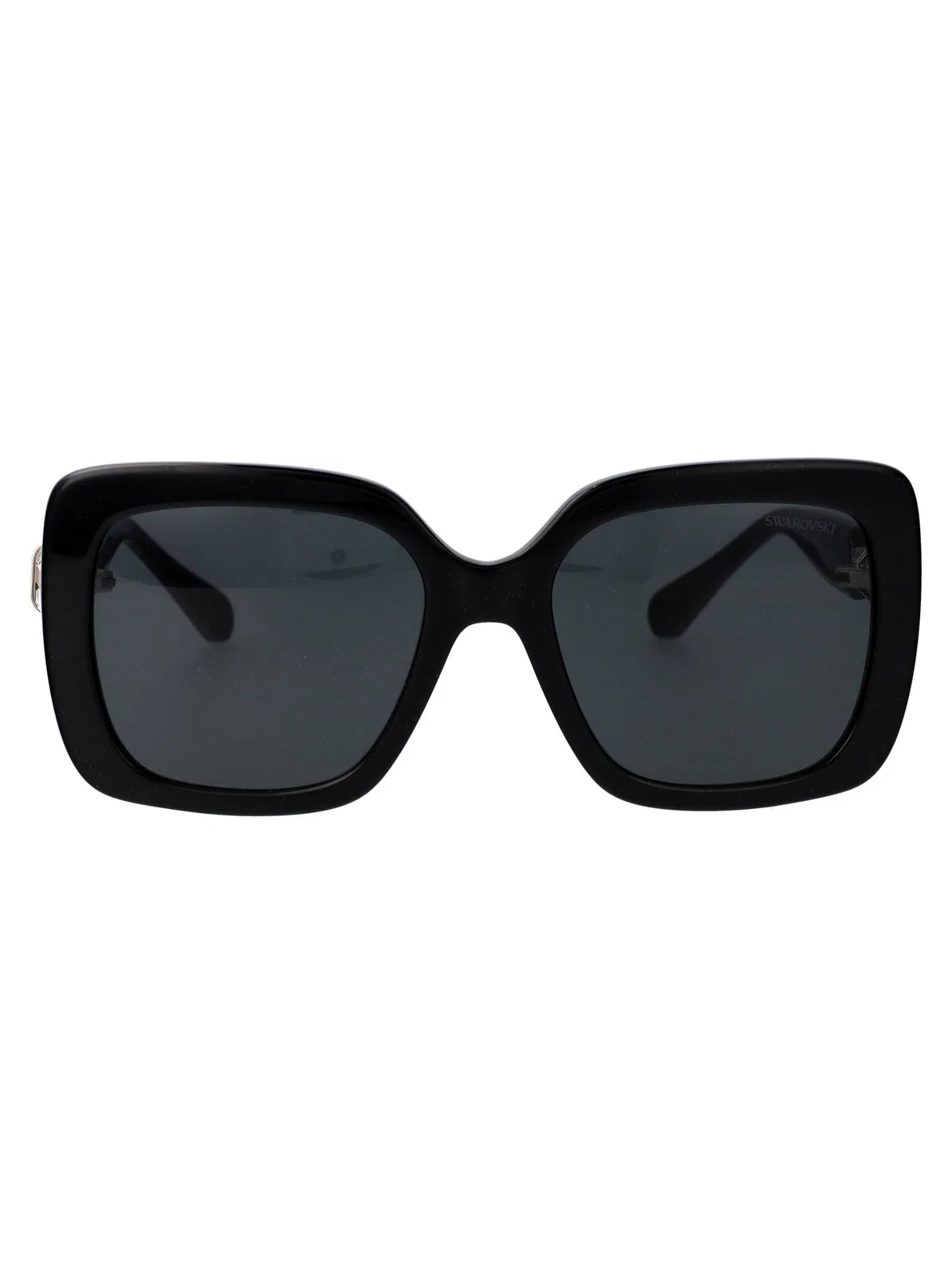 Swarovski Black Acetate Sunglasses