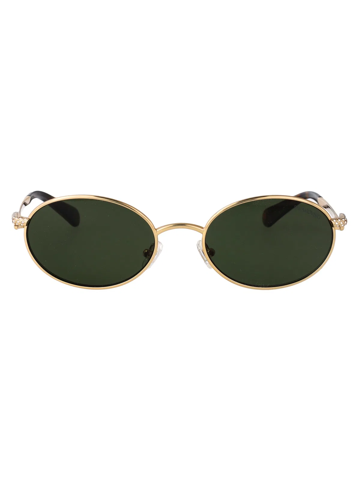 Swarovski Gold Metal Sunglasses