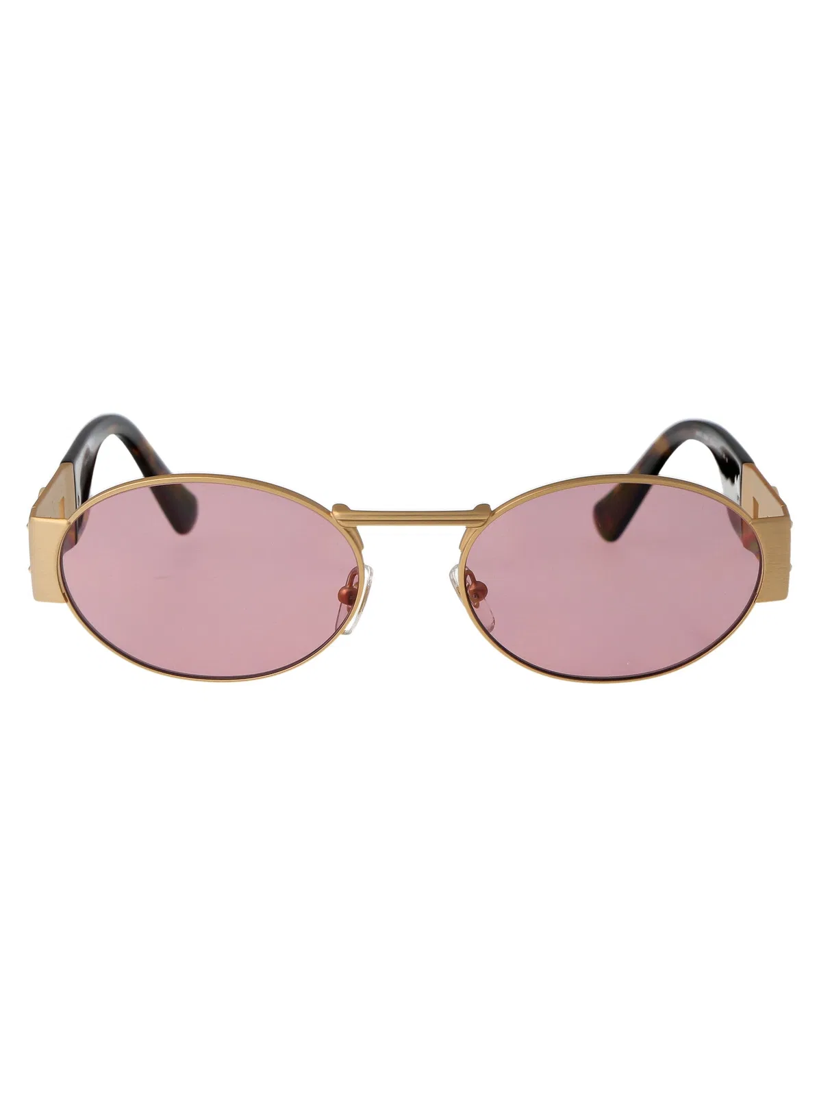 Versace Matte Gold Metal Sunglasses