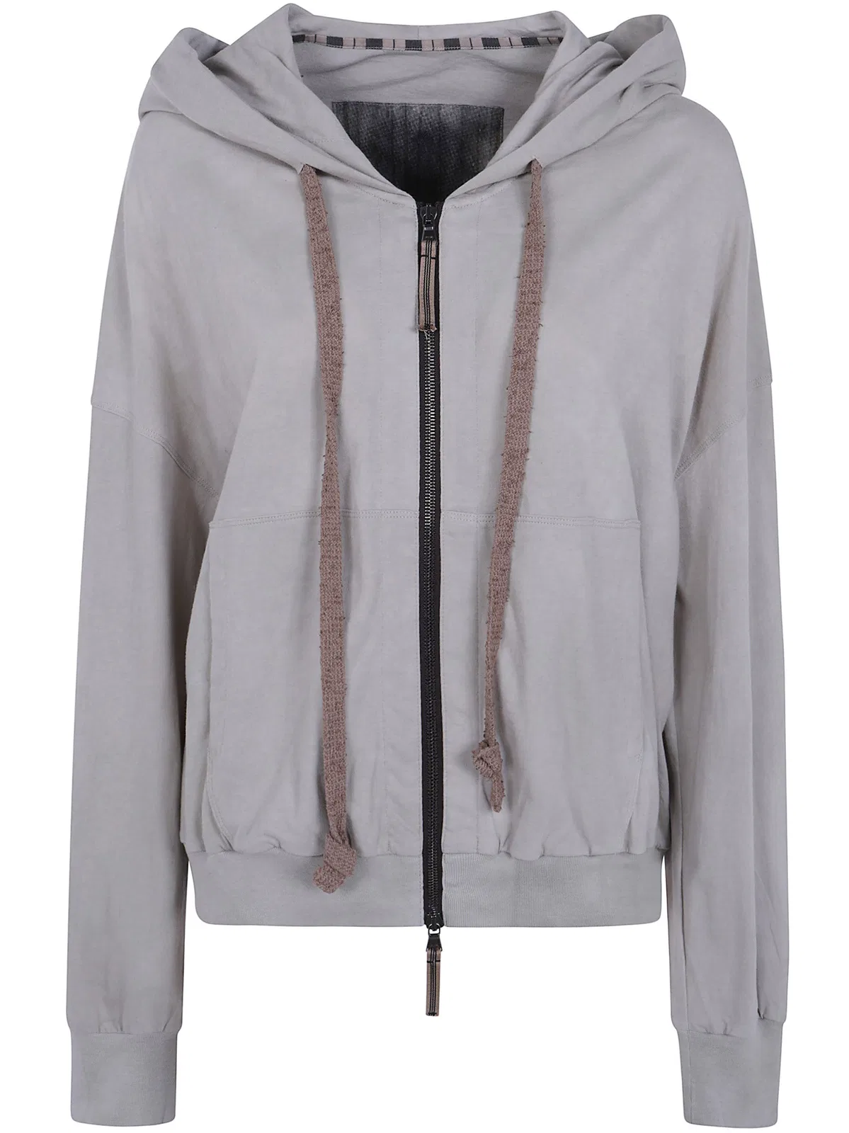 Ziggy Chen Cropped Full Zip Hoodie