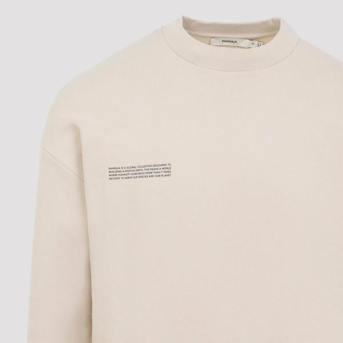 Pangaia Sand Beige Cotton 365 Midweight Sweatshi