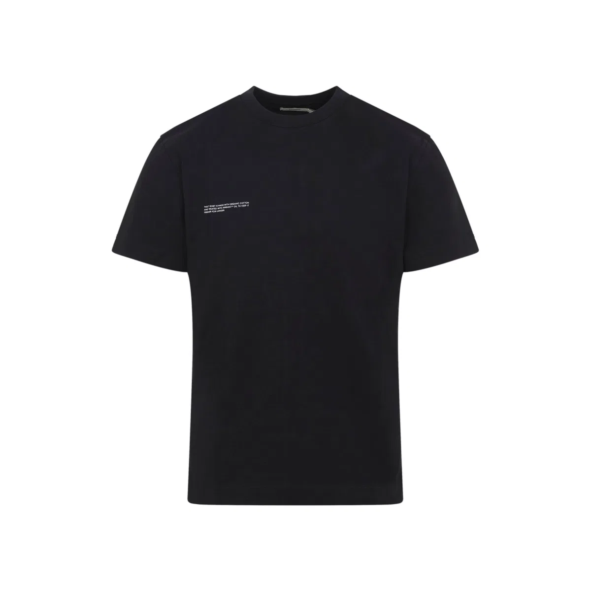 Pangaia Black Cotton 365 Midweight T-Shirt