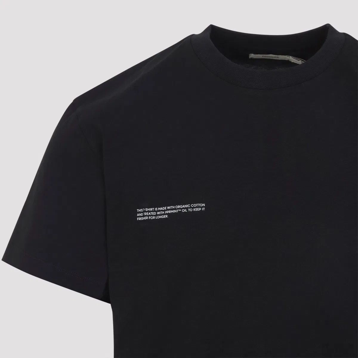 Pangaia Black Cotton 365 Midweight T-Shirt
