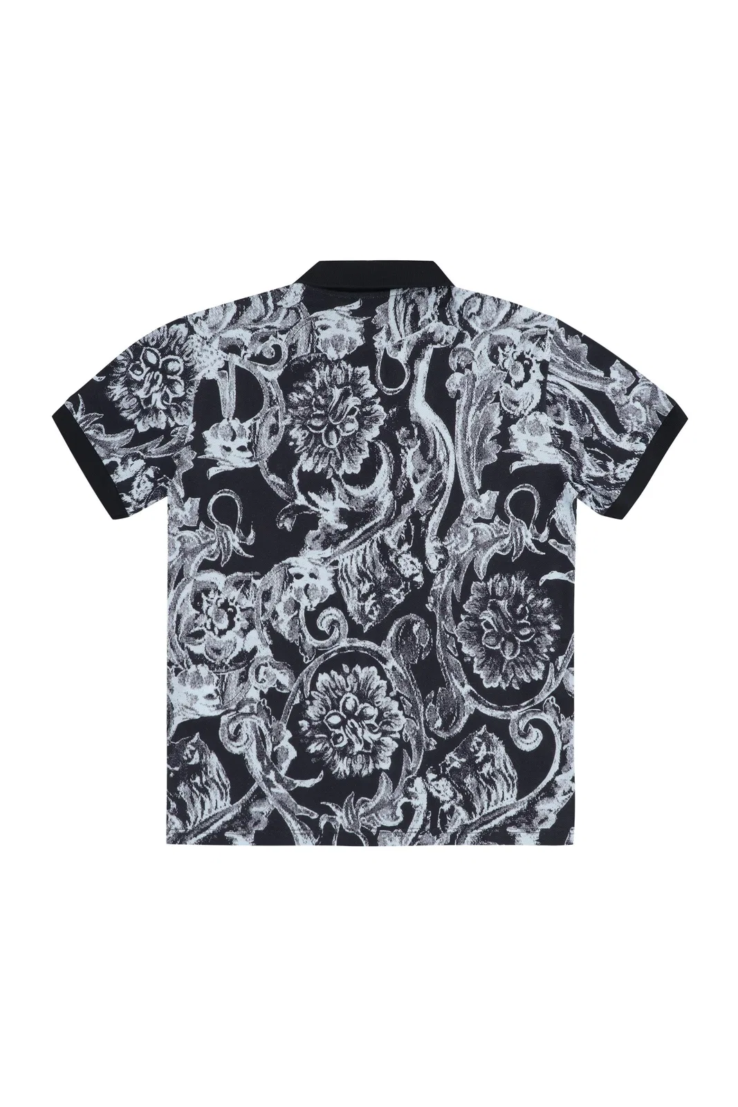 Young Versace Cotton-Piqué Polo Shirt