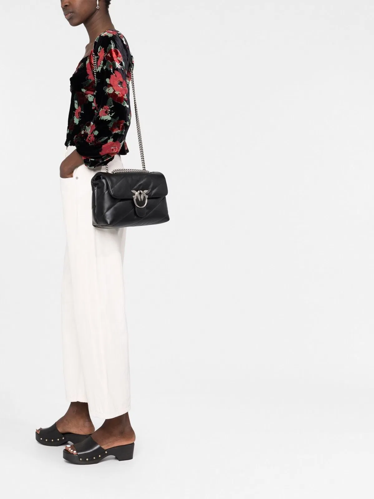 Pinko Maxi Love Classic Puff Leather Bag