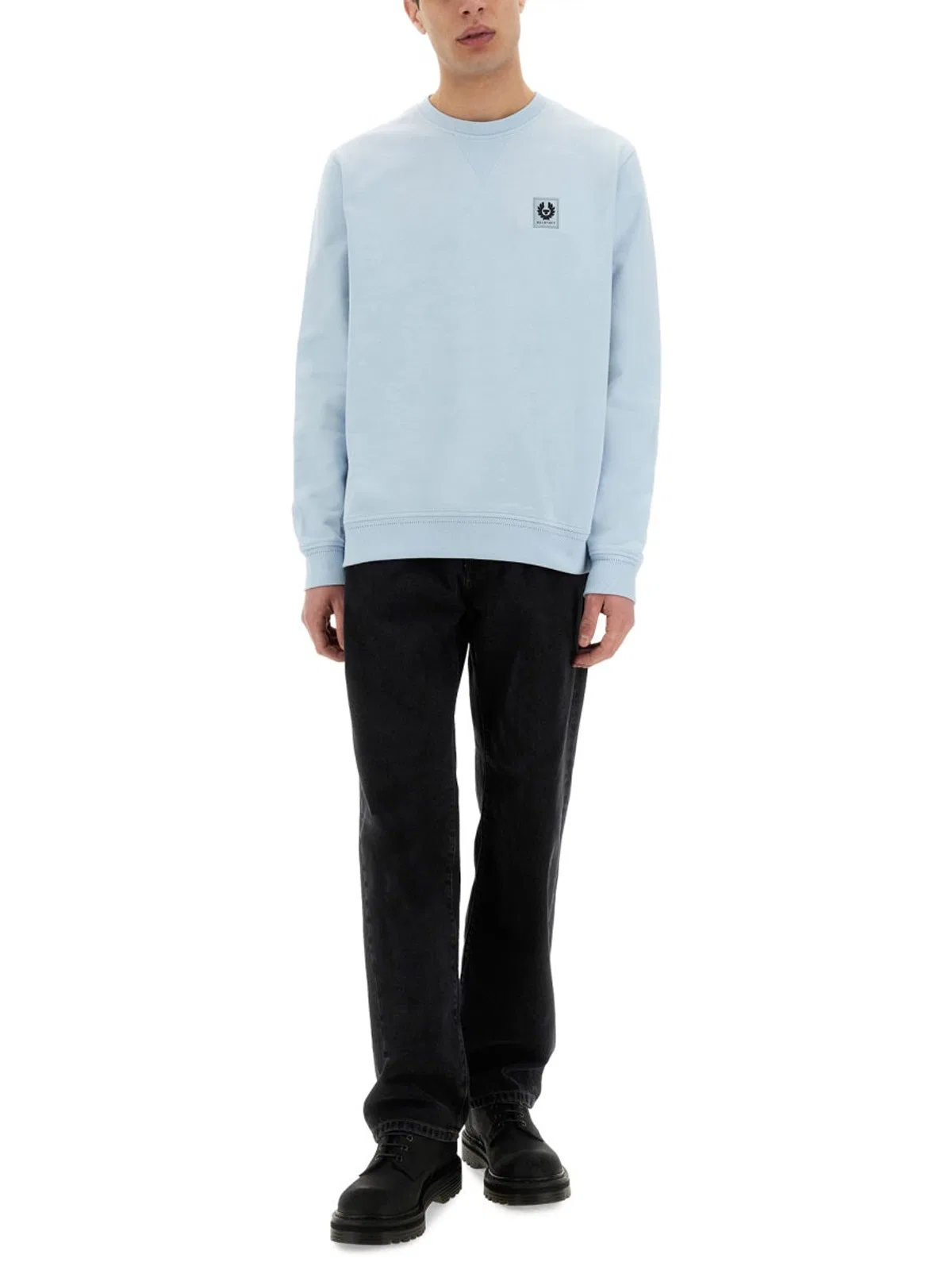 Belstaff Felpa Con Patch Logo