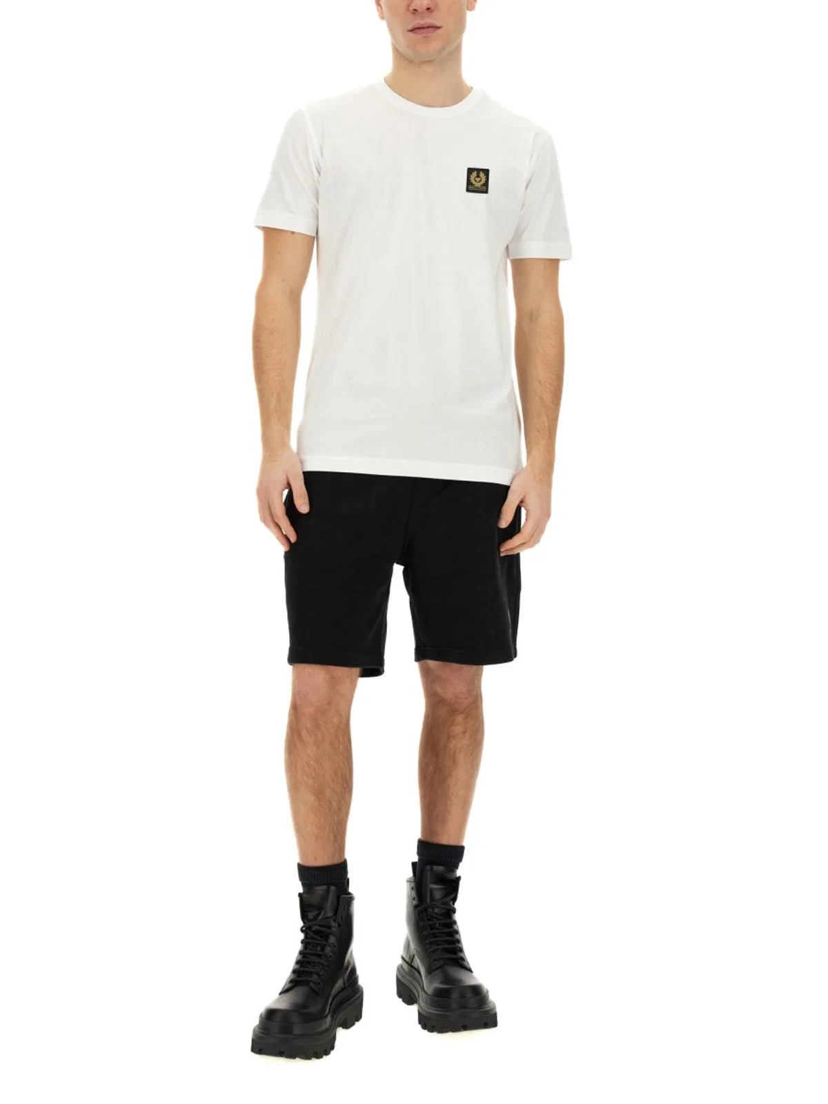 Belstaff Tshirt Con Patch Logo