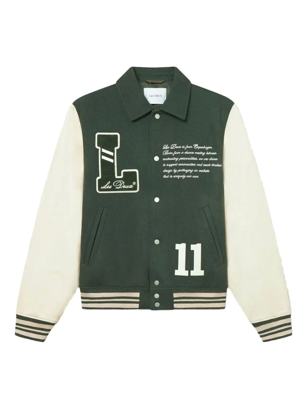 Les Deux " Varsity" Wool Jacket