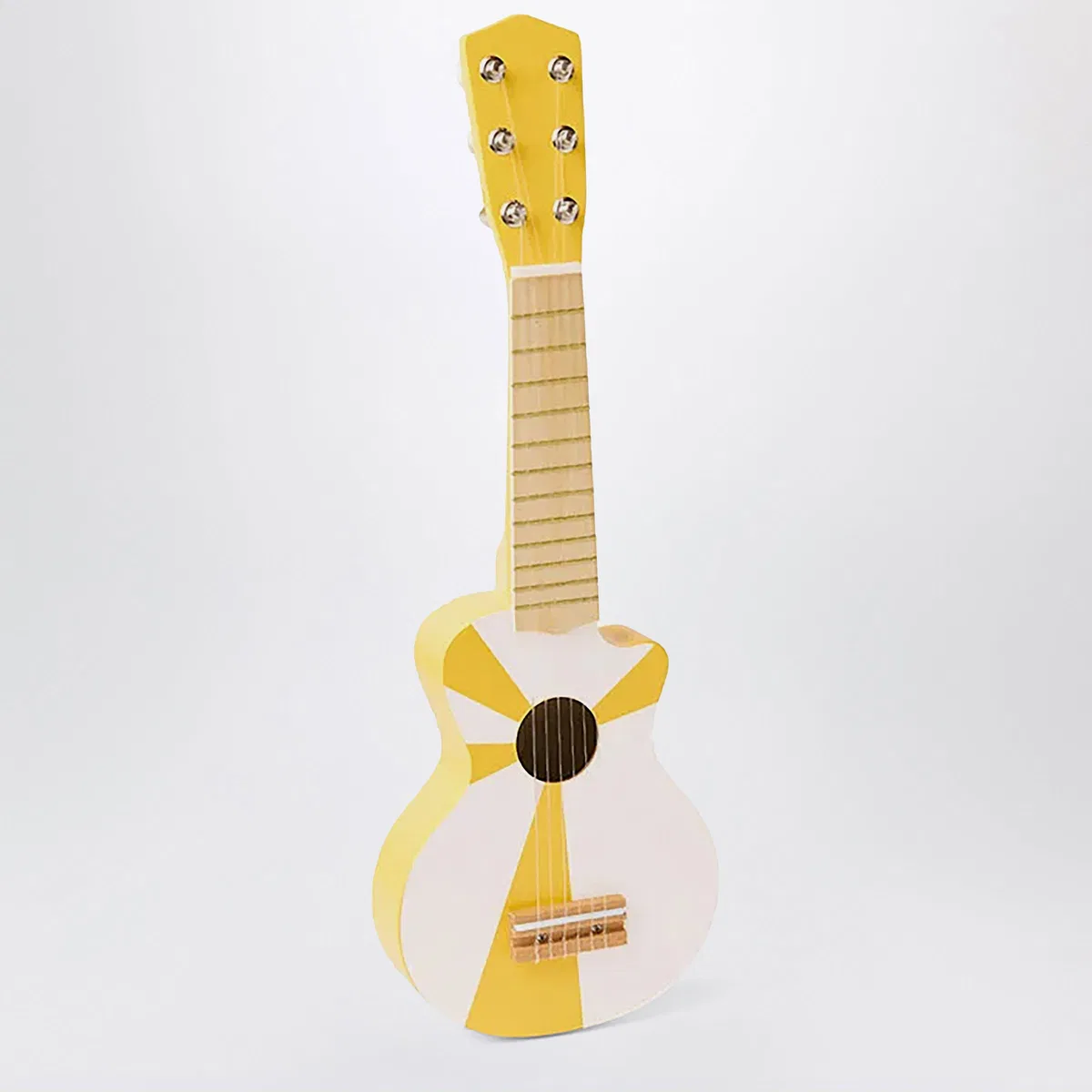 Kid's Concept Yellow Wooden Toy Guitar