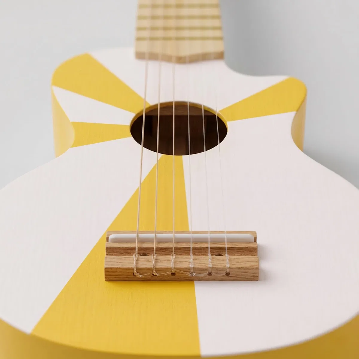 Kid's Concept Yellow Wooden Toy Guitar