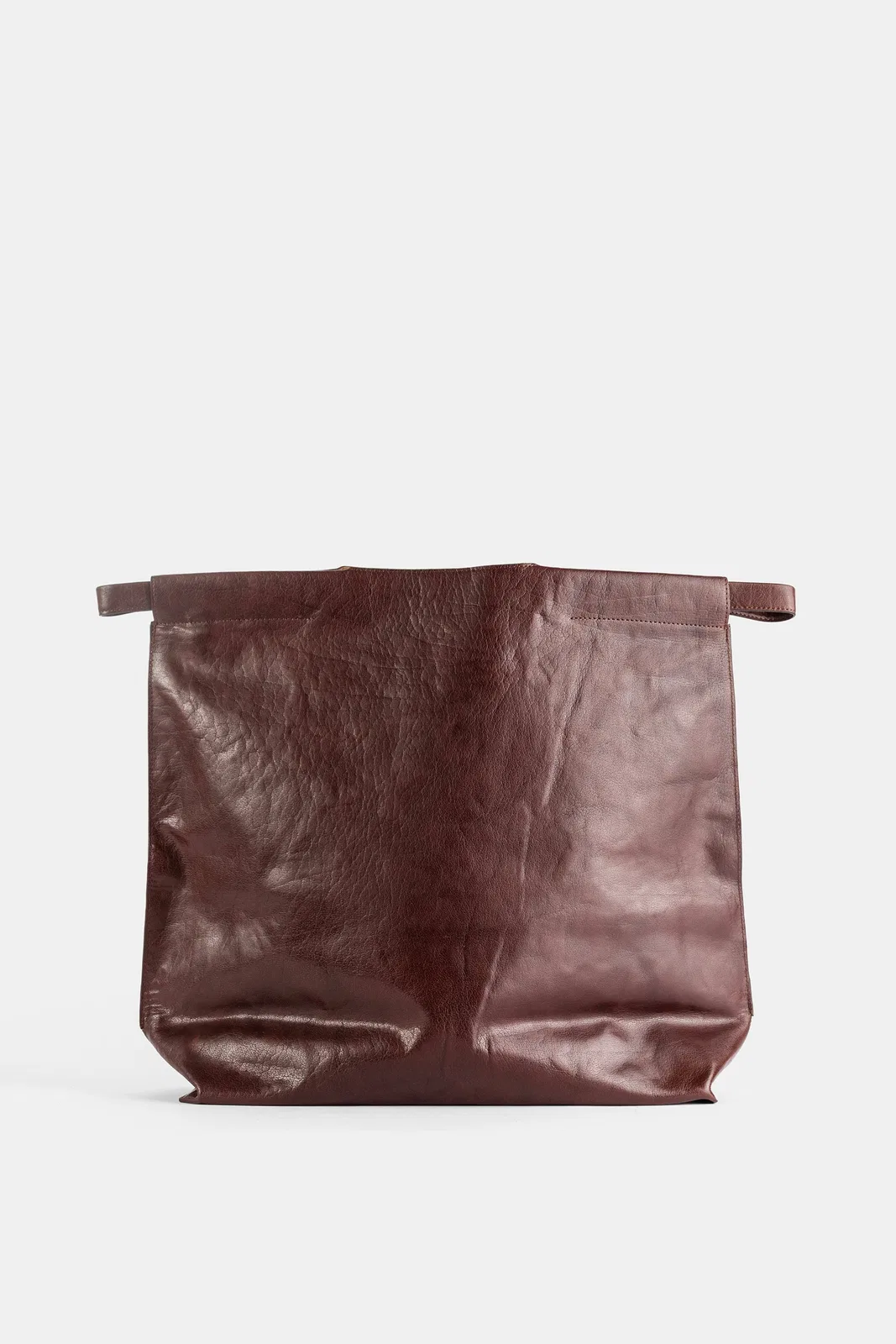 Bea Mombaers Sac Shopper Large En Cuir Marron