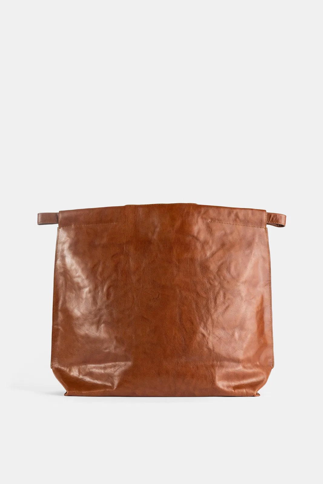 Bea Mombaers Sac Shopper Large En Cuir Cognac
