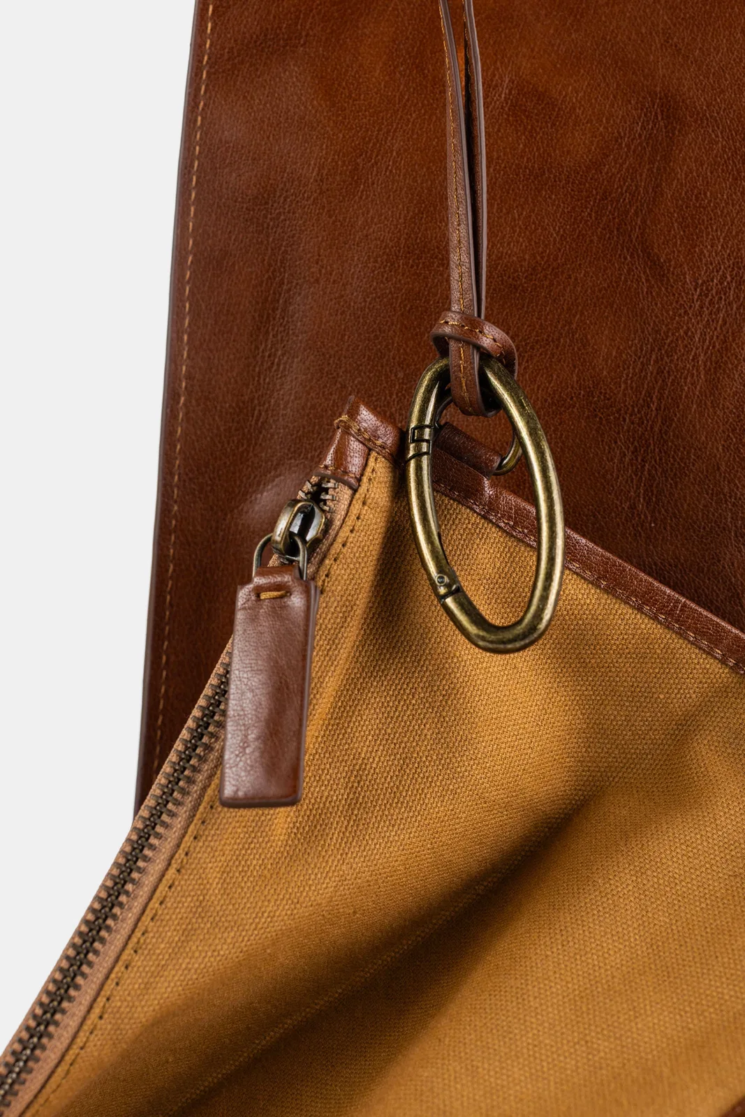 Bea Mombaers Sac Shopper Large En Cuir Cognac