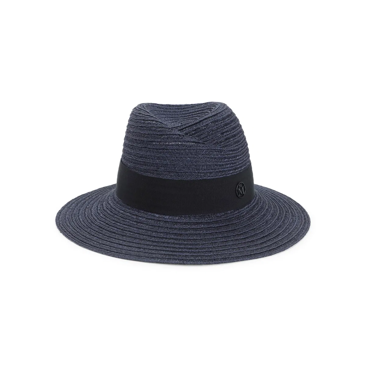 Maison Michel Navy Blue Virginie Hemp Hat