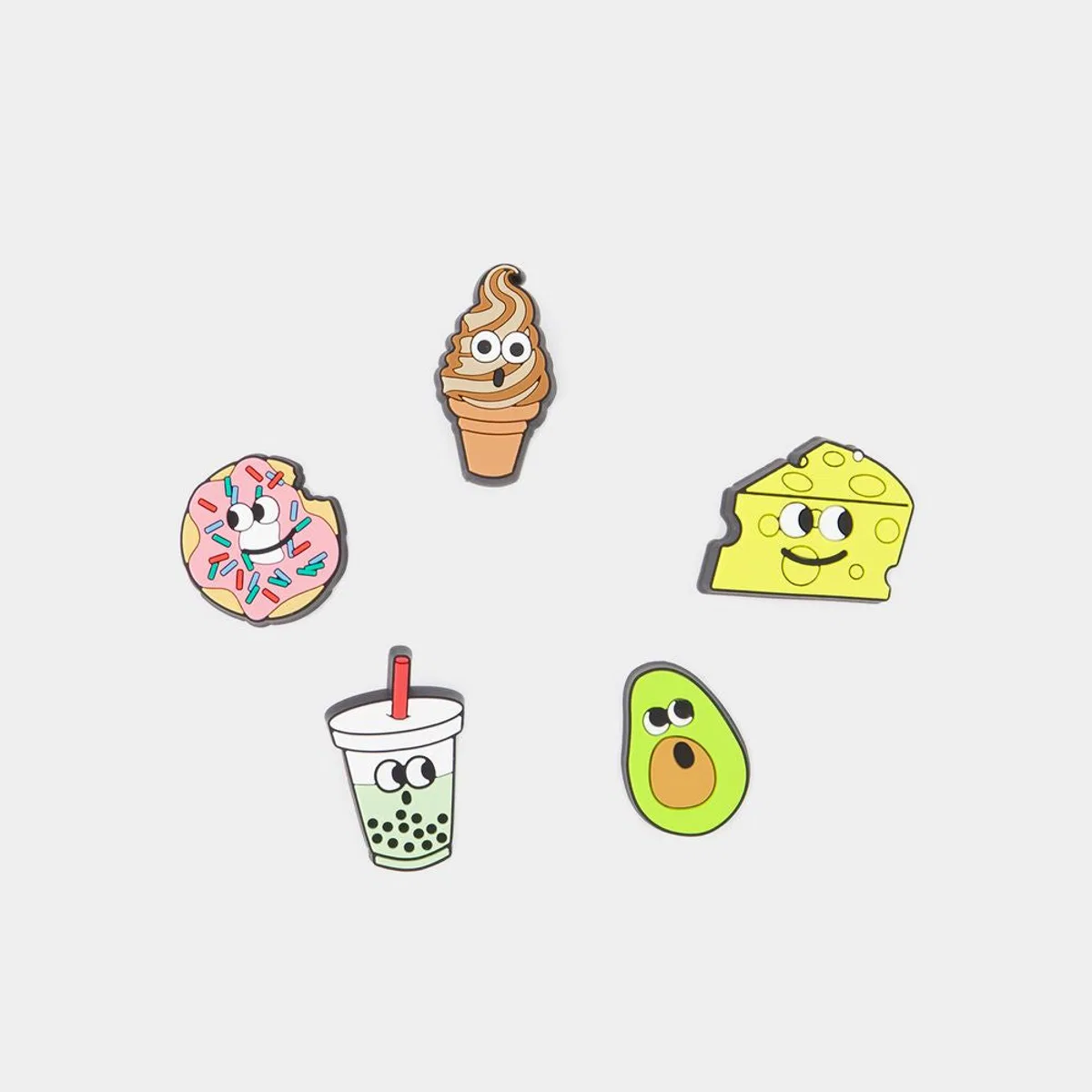 Crocs Lights Up Food Friends 5 Pack Jibbitz