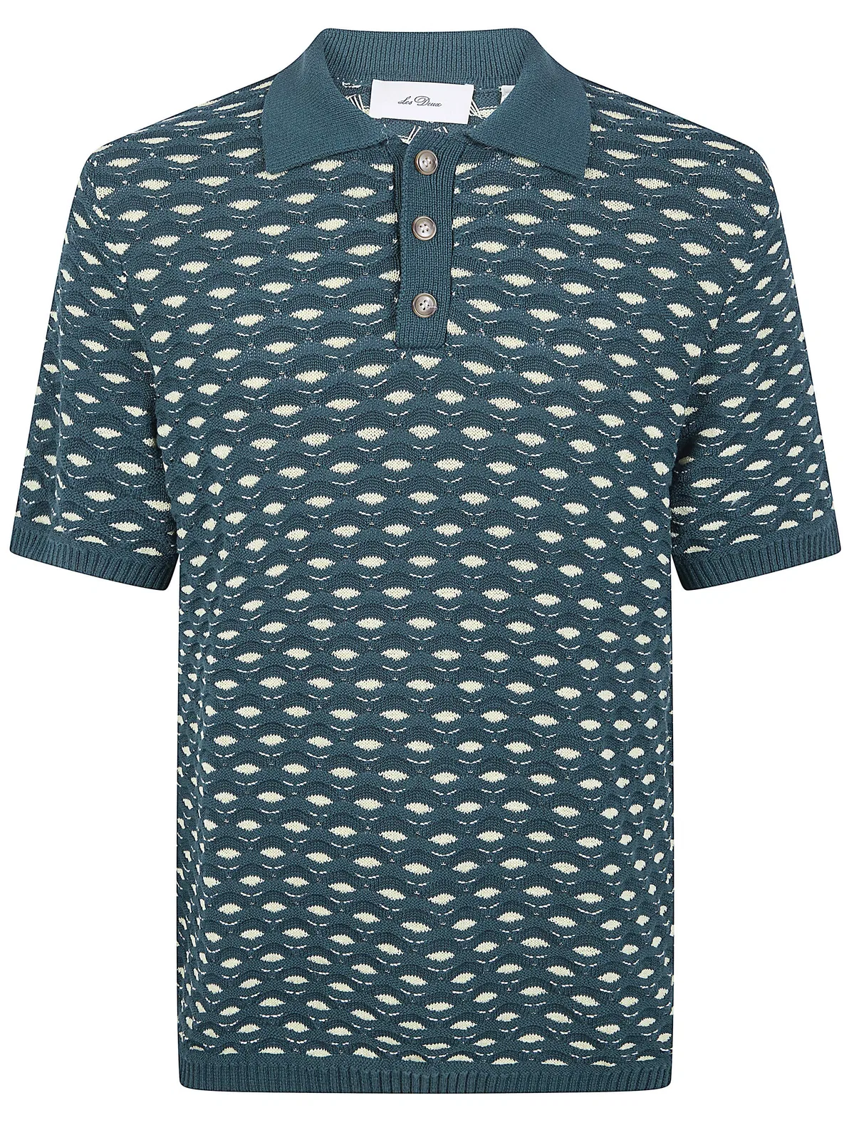 Les Deux "Esmay" Shell Knitted Polo Shirt