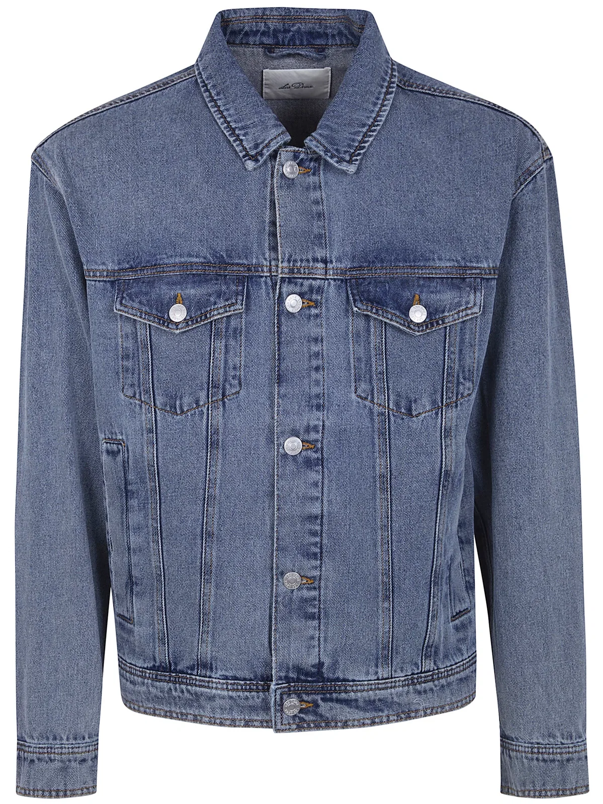 Les Deux "Rally" Ice Blue Denim Jacket